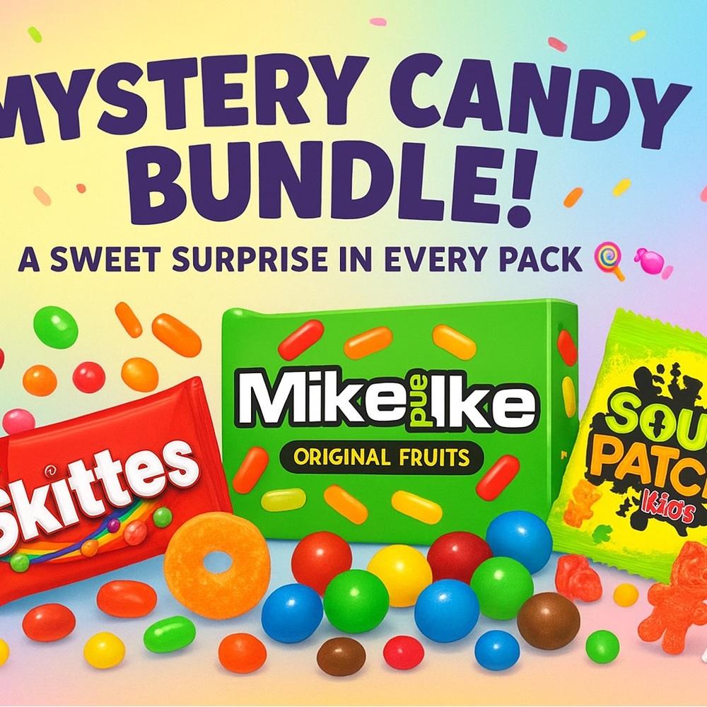 Skittles, Mike and Ike, Sour Patch Kids Candy Bundle